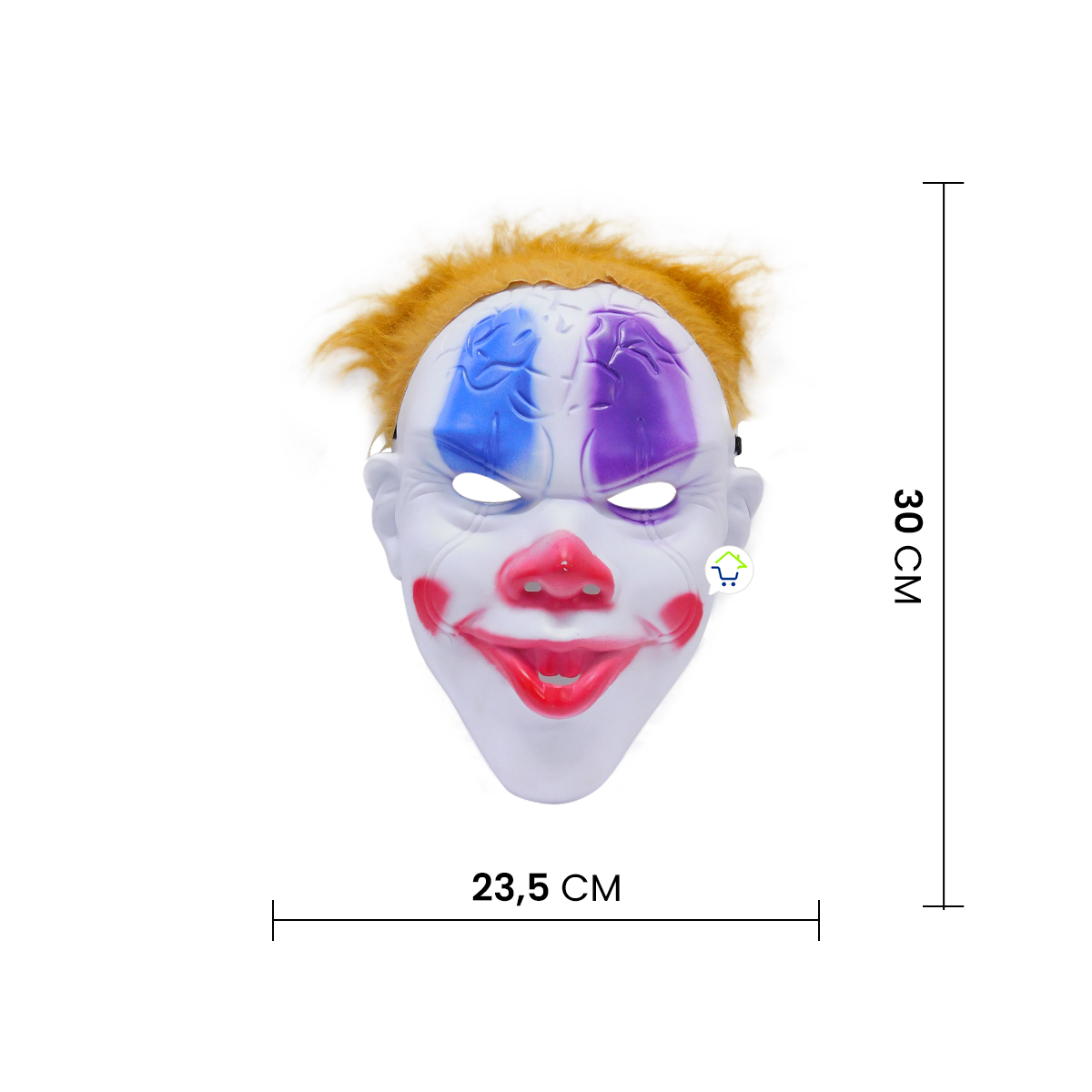 Mascara Halloween Payaso Asesino MSHW02